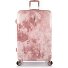  Fashion 4 wielen Trolley L 76 cm met uitbreidingsplooi variant rose