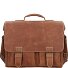  Hunter Finn Aktetas Leer 40 cm Laptopcompartiment variant vintage tan