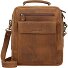  Antieke Leren Schoudertas 24 cm variant natur