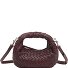  Greta Micro weave Handtas Leder 20 cm variant aubergine