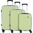  Travel Line 4100 4 wielen Kofferset 3-delig variant lime green