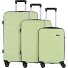 Travel Line 4100 4 wielen Kofferset 3-delig variant lime green Travel Line 4100 4 wielen Kofferset 3-delig variant lime green