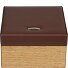  Houten juwelenkistje leer 18 cm variant braun