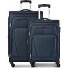  Beaumont kofferset met 4 wielen, M+L, met uitbreidingsplooi variant navy