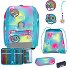  Genius Exklusiv Safety Light Schooltas set variant Happy Rainbow