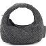  Greta Micro weave Handtas Leder 20 cm variant asphalte