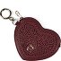  Ciondollini tasbedeltje van leer, 11,5 cm variant burgundy