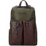  Harper Rugzak RFID Leer 40 cm Laptopcompartiment variant green-dark brown