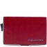  Blauw Vierkant Creditcardetui RFID Leer 7 cm variant rot