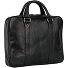  Bergamo aktetas leer 38 cm Laptop compartiment variant schwarz