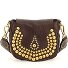 Mini tas Schoudertas Leer 18 cm variant moro Mini tas Schoudertas Leer 18 cm variant moro