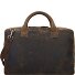  Retro Adler Koffer Leer 42 cm Laptop compartiment variant dunkelbraun