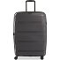  Straw + 4 wielen Trolley 75 cm met uitbreidingsplooi variant dark grey