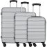 Phoenix 4 wielen Kofferset 3-delig variant silber Phoenix 4 wielen Kofferset 3-delig variant silber