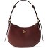 Half Moon Schoudertas Leder 26 cm variant burgundy wine