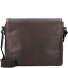  Roma Messenger Leder 31 cm Laptopcompartiment variant braun