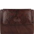  Donna Aurona Portemonnee RFID Leer 14 cm variant dunkelbraun