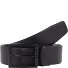  Haka omkeerbare riem leer variant black-d'brown | 100 cm