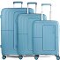  Cloud 4 wielen Kofferset 3-delig variant california blau