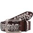  Studded belt Leer variant cognac | 85 cm