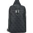  Milano schoudertas 33 cm variant black-lime