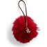  Leer sleutelhanger 23 cm variant festive red