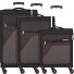  Sky Surfer 4 wielen Kofferset 3-delig variant black-red2