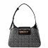 Avril Schoudertas 28.5 cm variant black logo- black Avril Schoudertas 28.5 cm variant black logo- black