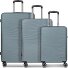  Dallas 3.0 4-wiel kofferset 3-delig met stretch plooi variant grey