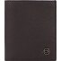  Black Square Kredietkaart etui RFID-bescherming Leer 9 cm variant dark brown