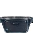  Blauw vierkant heuptasje leer 29 cm variant blue