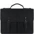  Luca Aktetas Messenger Leer 39 cm Laptop compartiment variant schwarz