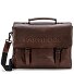  Memphis aktetas XXL 3 vakken leer 39 cm variant dark brown