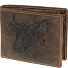  Vintage portemonnee leer 12,5 cm variant cow