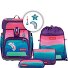Cloud Ocean Schooltas set variant Dolphin Lana Cloud Ocean Schooltas set variant Dolphin Lana