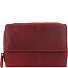  Risör Portemonnee RFID-bescherming Leer 14 cm variant rot