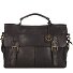  Koele Casual Bodil aktetas Leer 35 cm Laptopcompartiment variant dark ash