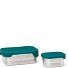 Roestvrij stalen lunchbox set 2st. 17 cm variant monster Roestvrij stalen lunchbox set 2st. 17 cm variant monster