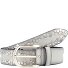  Studded riem leer variant hellgrau | 100 cm