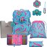  Ergoflex Superlight schooltas set 5st. variant Happy Pixel