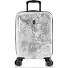  Black Camo 4 wielen Cabinewagen S 53 cm met uitbreidingsplooi variant black-white world map