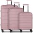  South Dakota 4 wielen Kofferset 3-delig met uitbreidingsplooi variant rose gold