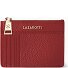  Bologna Leren sleutelhanger Kaarthouder leer 11,5 cm met air tag compartiment variant red