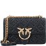 Love One Schoudertas Leer 21 cm variant nero-antique gold Love One Schoudertas Leer 21 cm variant nero-antique gold