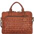  Koele aktetas Aris leer 40 cm laptop compartiment variant charming cognac