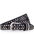  Studded belt Leder variant black | 100 cm