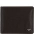  Polo Portemonnee RFID-bescherming Leder 12 cm variant dunkelbraun