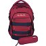  Luca 2.0 Schooltas set 2-delig variant bordeaux - orange