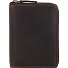  Tornado Portemonnee RFID-bescherming Leer 10 cm variant teak brown