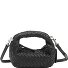  Greta Micro weave Handtas Leer 20 cm variant black